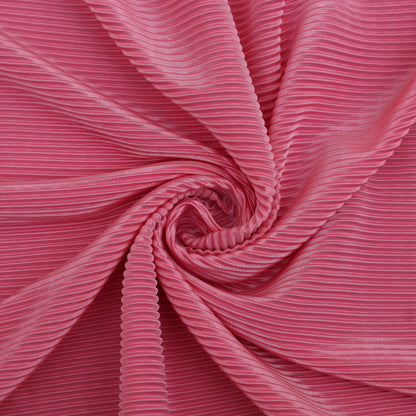 Pink Color Crush Satin Plain Fabric