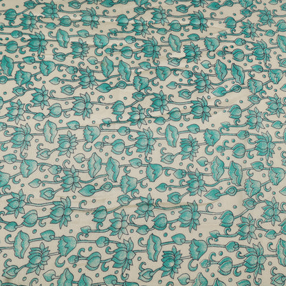 Chanderi Floral Print Fabric
