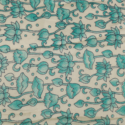 Chanderi Floral Print Fabric
