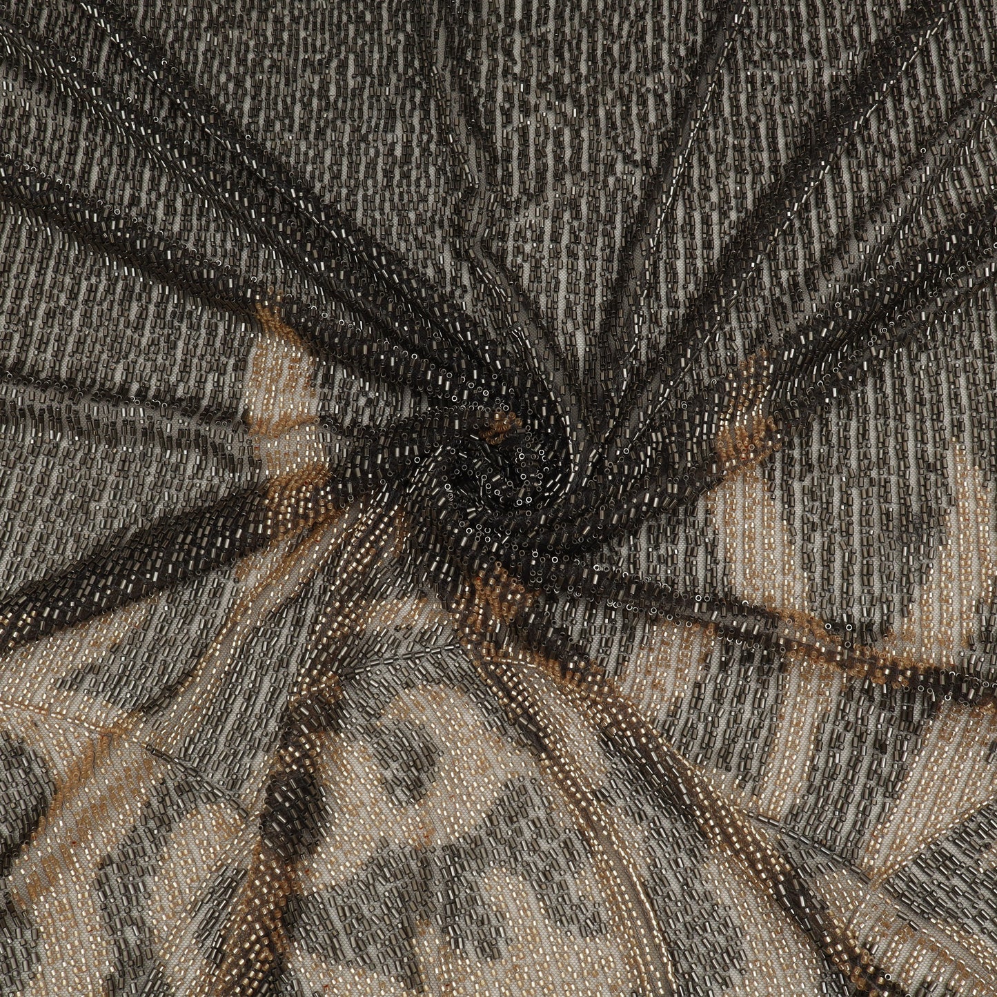 Net Sequins Embroidery Fabric.