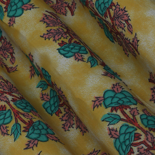 Multi Colored Cotton Print Fabric