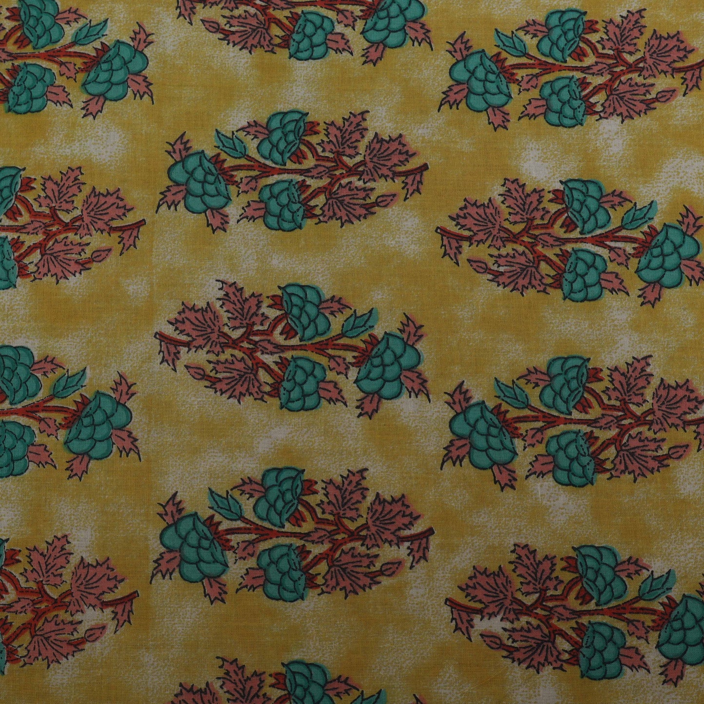 Multi Colored Cotton Print Fabric