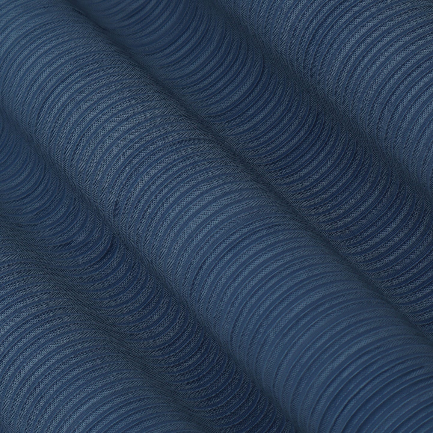 Sapphire Blue Color Crush Satin Plain Fabric