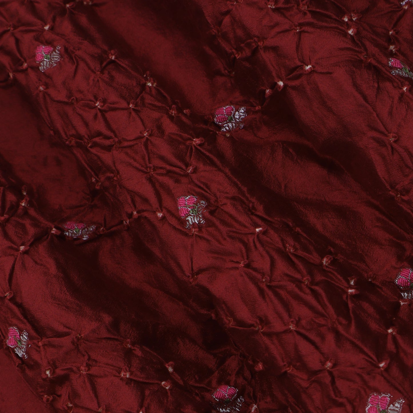 Pure Bandhani Meena Brocade