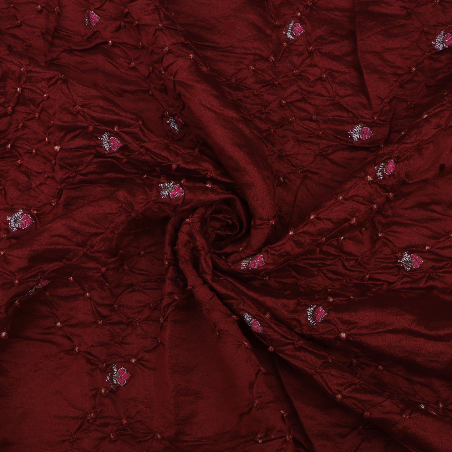 Pure Bandhani Meena Brocade