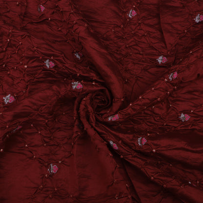 Pure Bandhani Meena Brocade