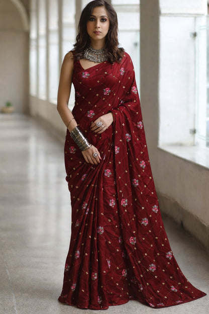 Pure Bandhani Meena Brocade