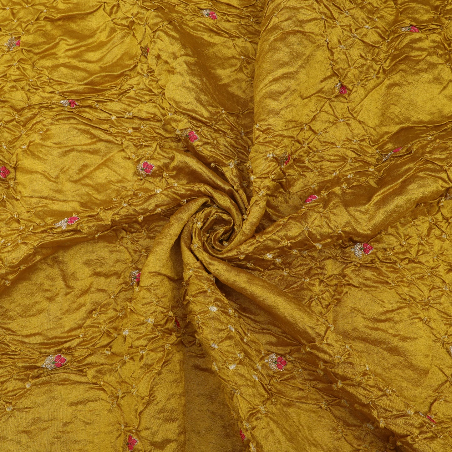 Pure Bandhani Meena Brocade