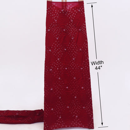 Pure Bandhani Meena Brocade