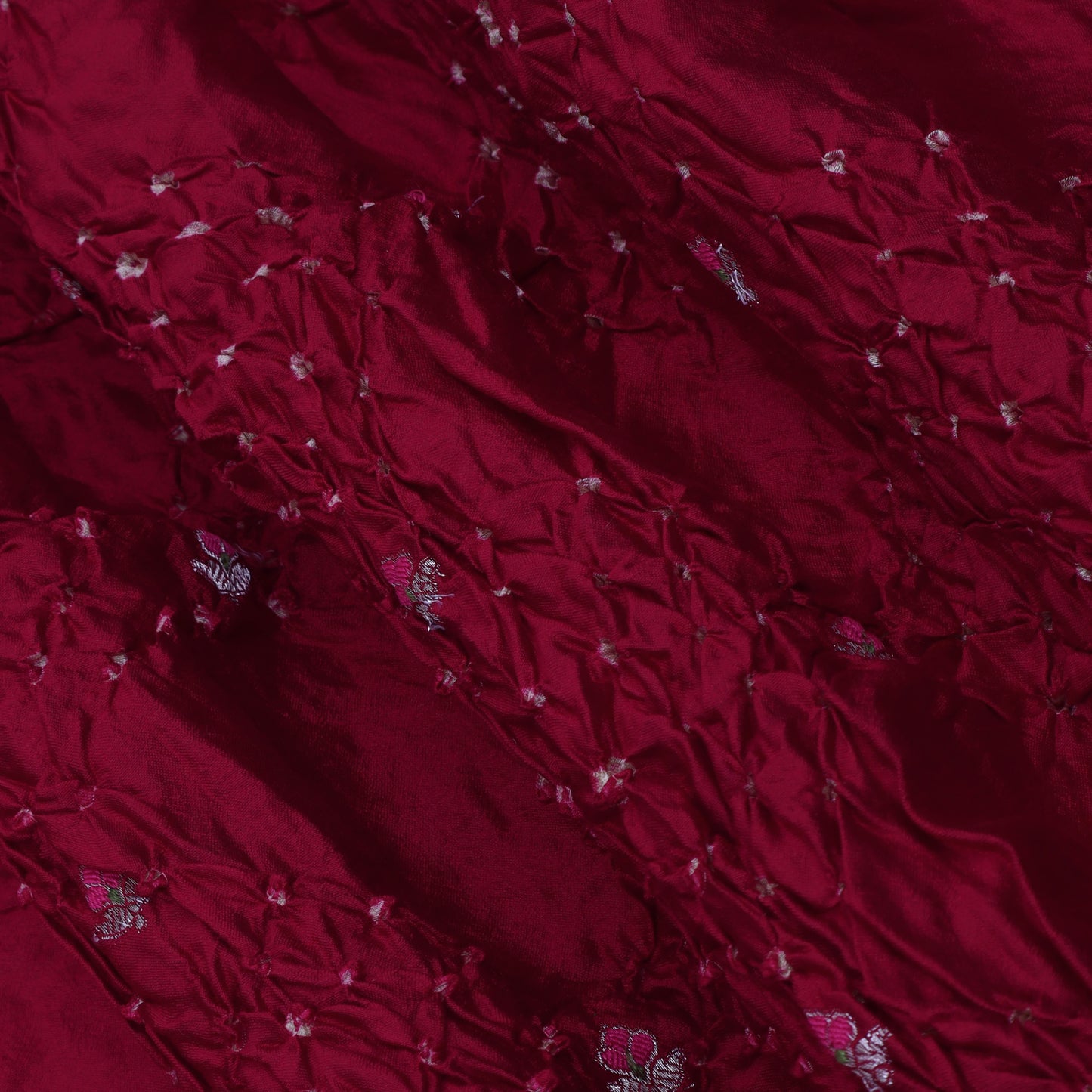 Pure Bandhani Meena Brocade