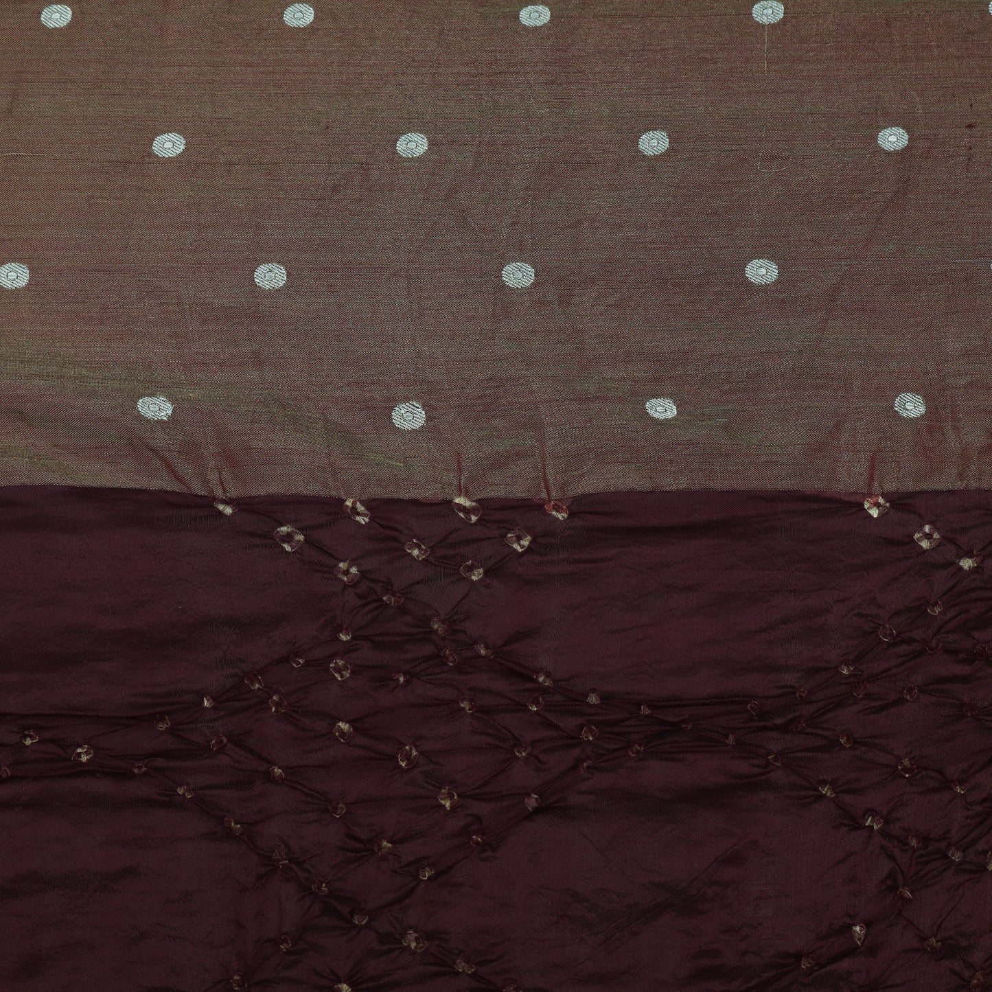 Pure Tissue Bandhani Brocade