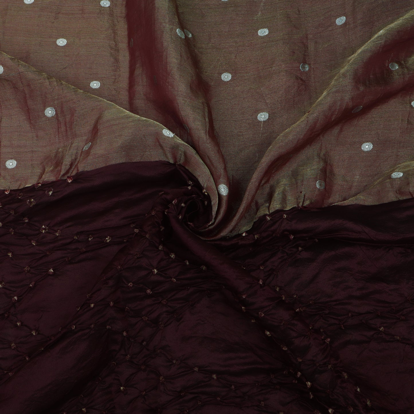 Pure Tissue Bandhani Brocade