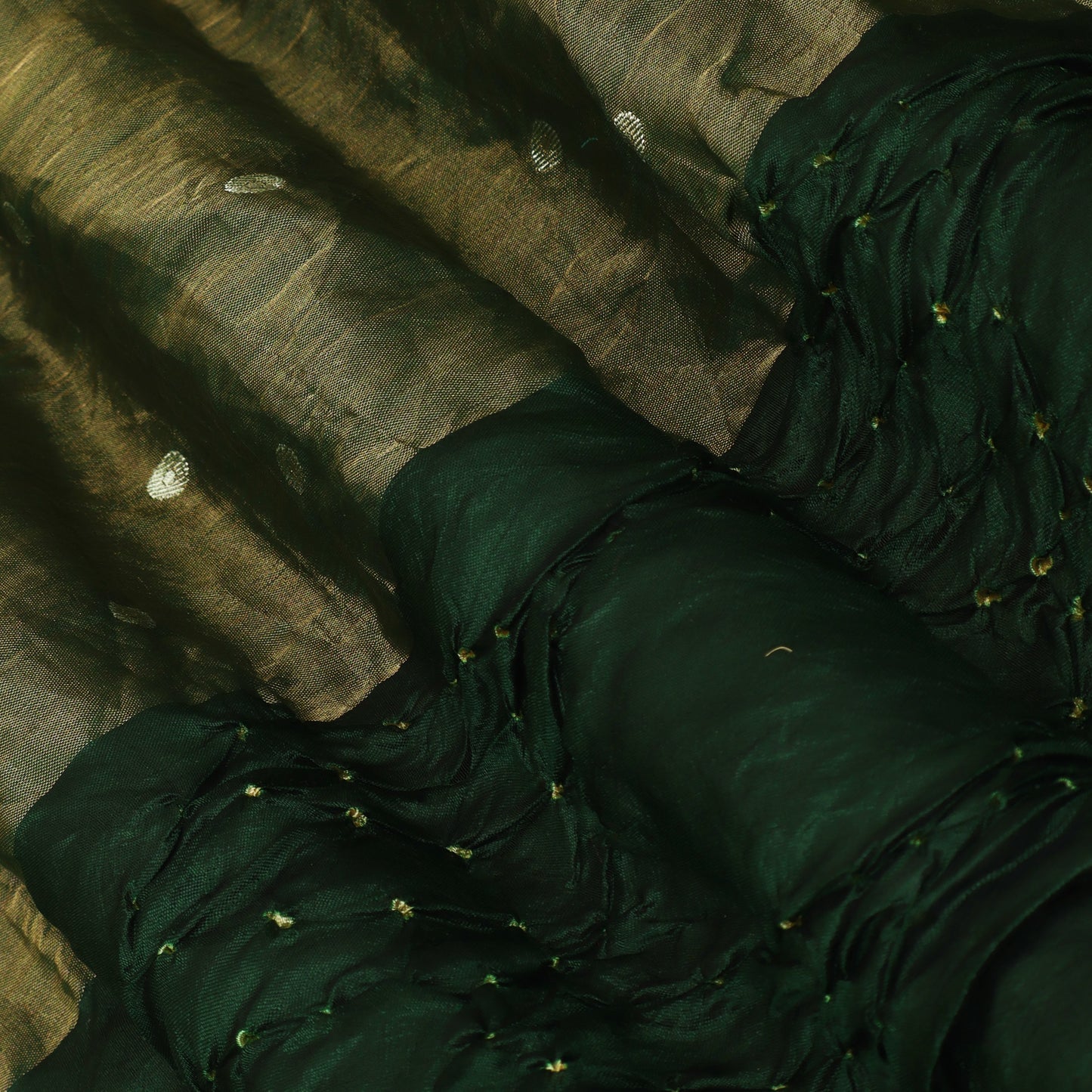 Pure Tissue Bandhani Brocade