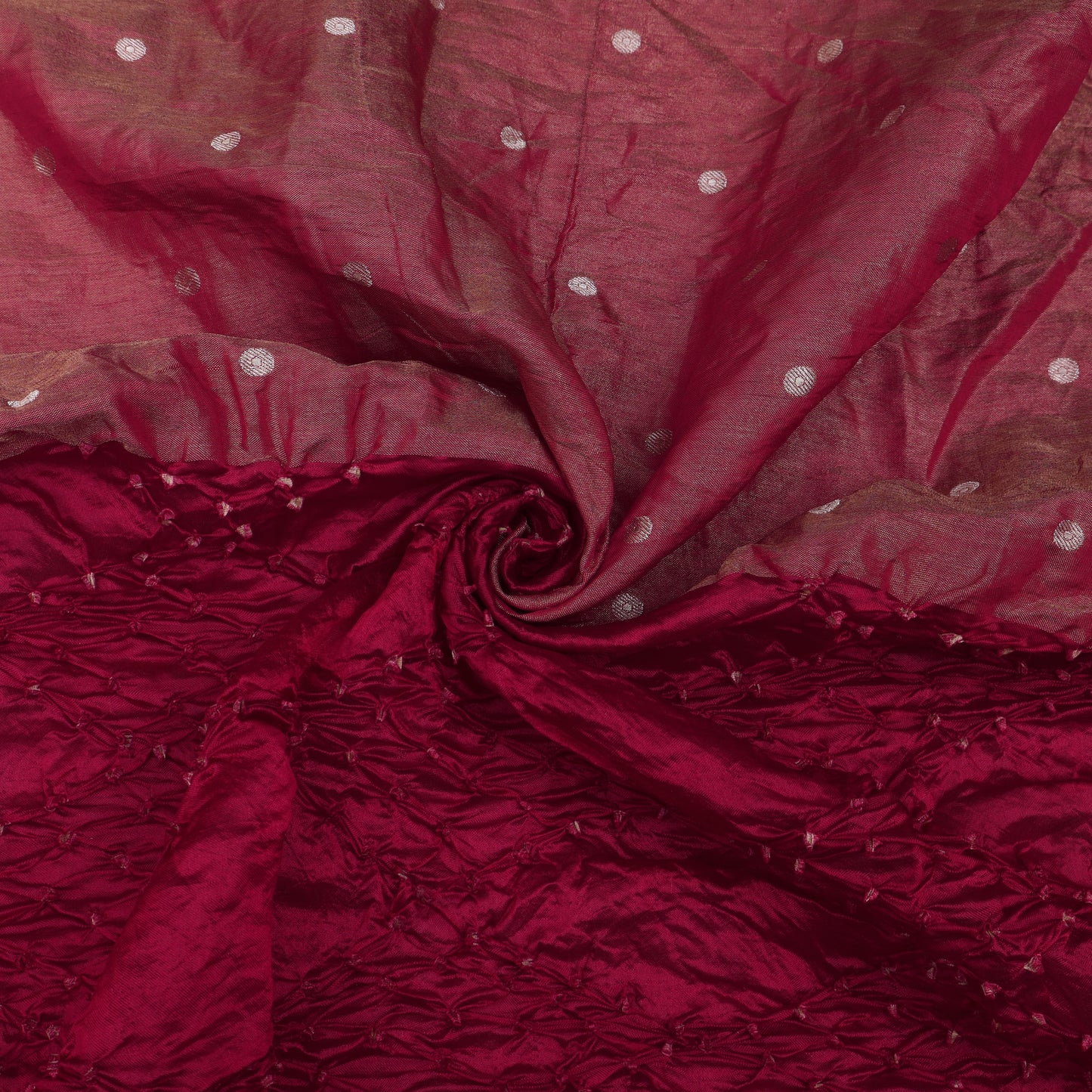 Pure Tissue Bandhani Brocade