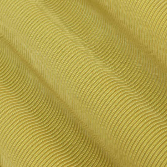 Yellow Color Crush Satin Plain Fabric