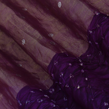 Pure Tissue Bandhani Brocade