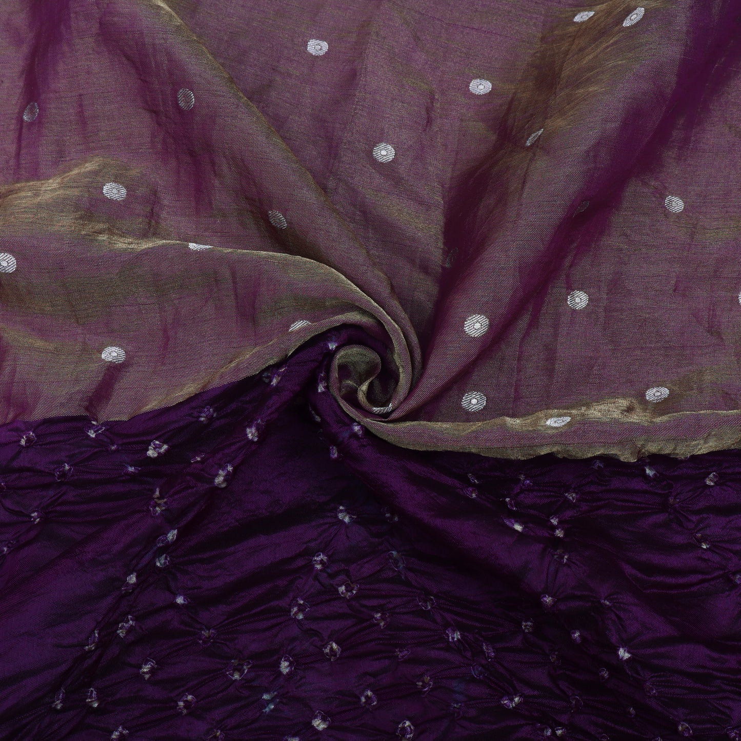 Pure Tissue Bandhani Brocade