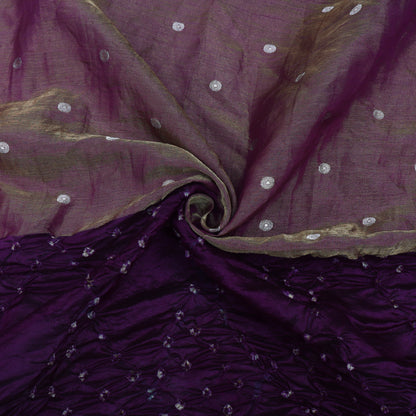 Pure Tissue Bandhani Brocade