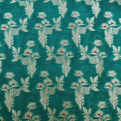 Pure Katan Dupion Brocade Fabric