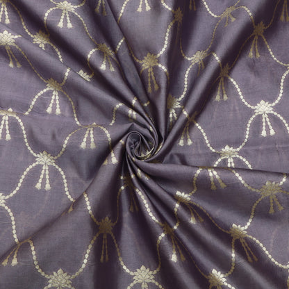 Pure Katan Dupion Brocade Fabric