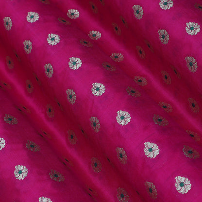 Pink Color Katan Meena Brocade Fabric