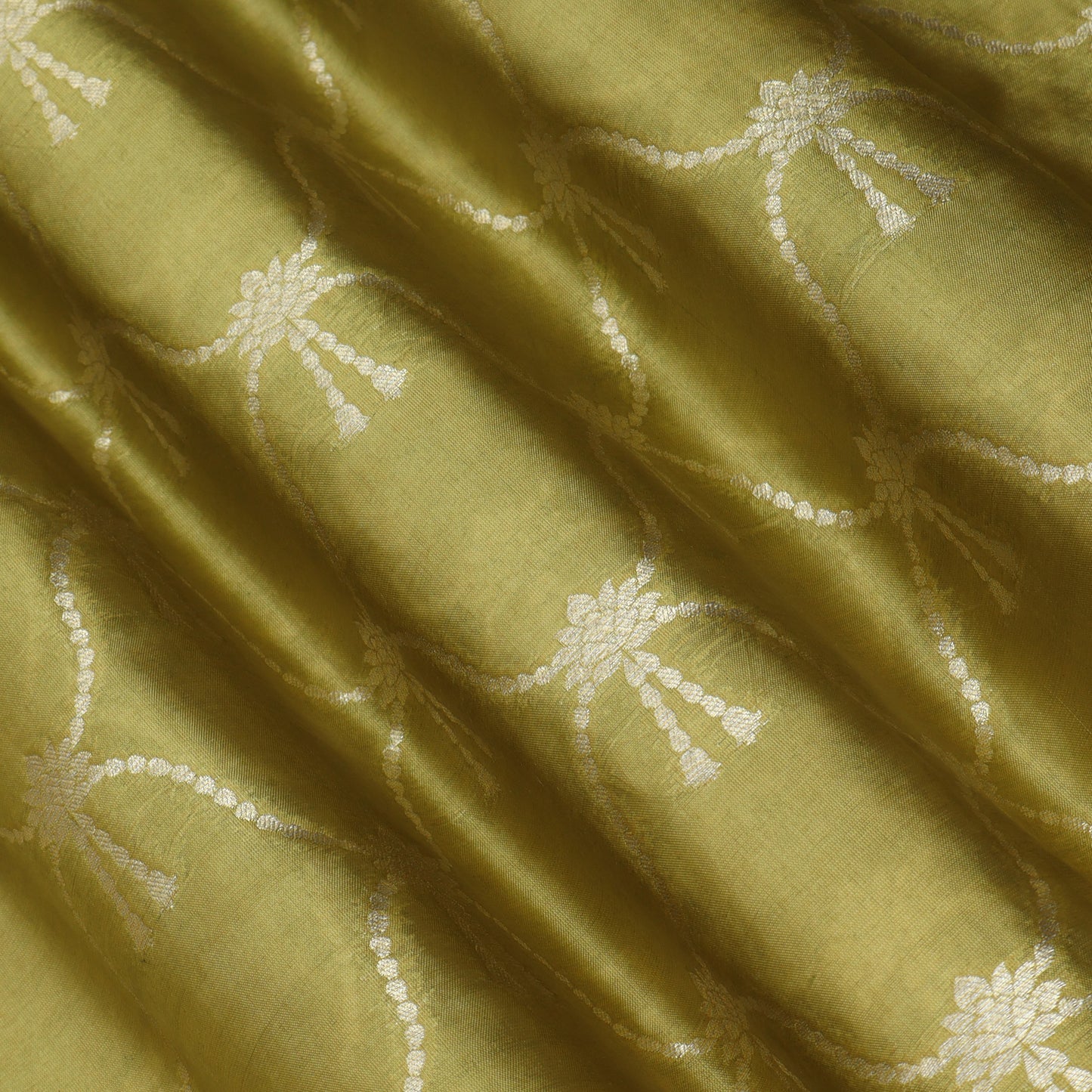 Pure Katan Dupion Brocade Fabric