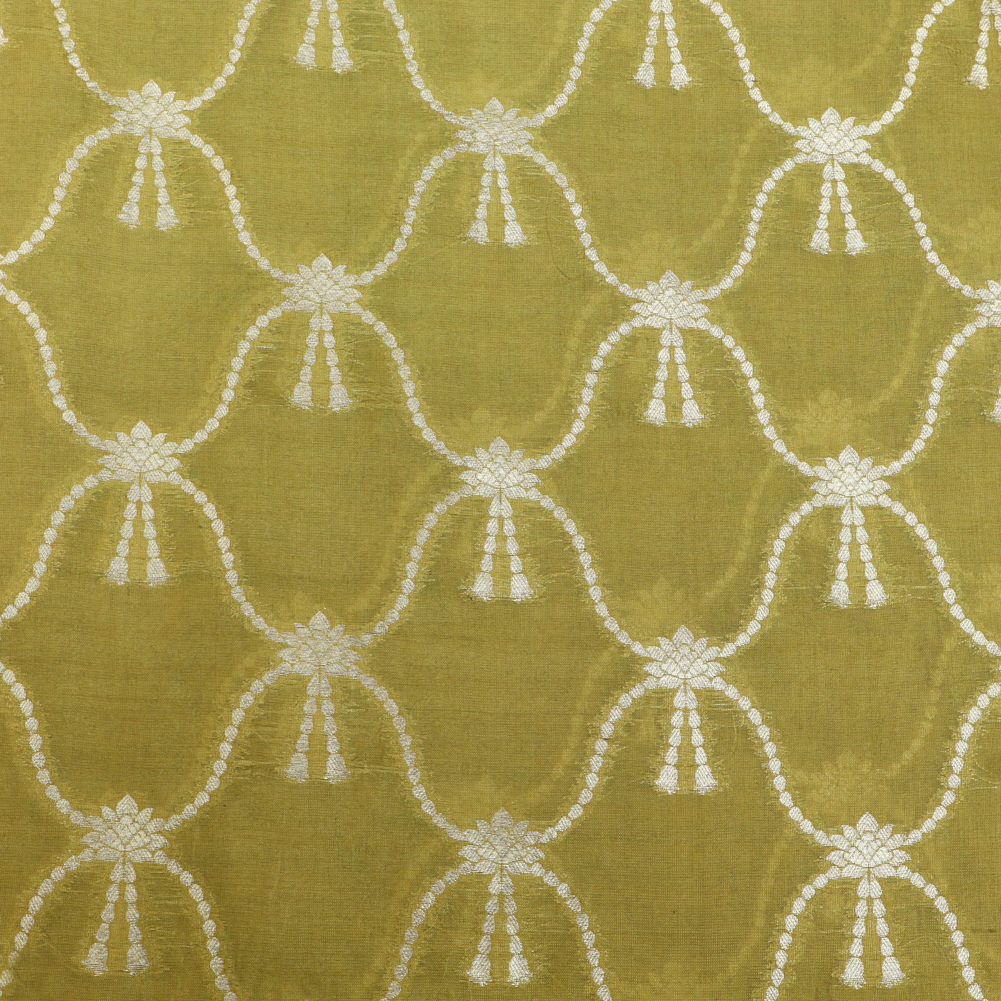 Pure Katan Dupion Brocade Fabric