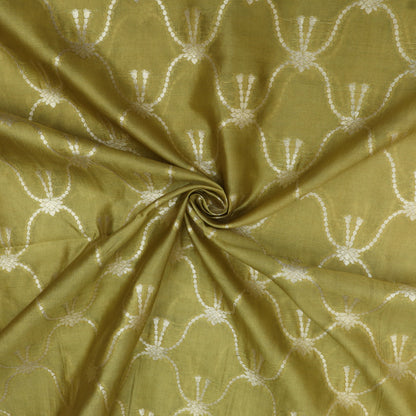 Pure Katan Dupion Brocade Fabric