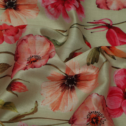 Colored Color Glace Cotton Print Fabric