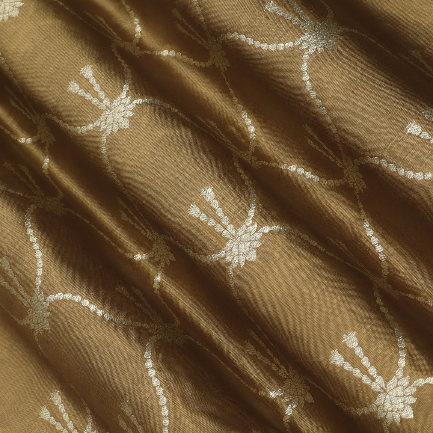 Pure Katan Dupion Brocade Fabric