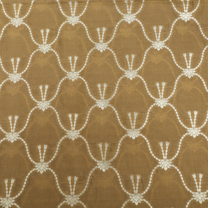Pure Katan Dupion Brocade Fabric