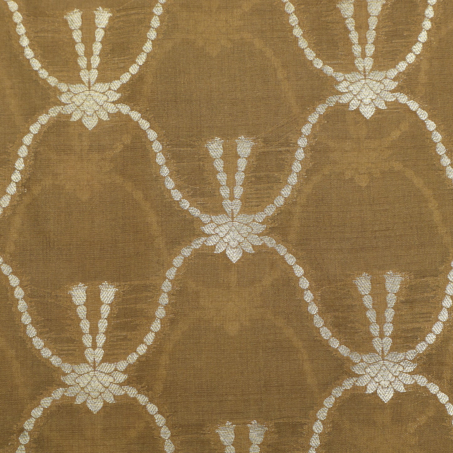 Pure Katan Dupion Brocade Fabric