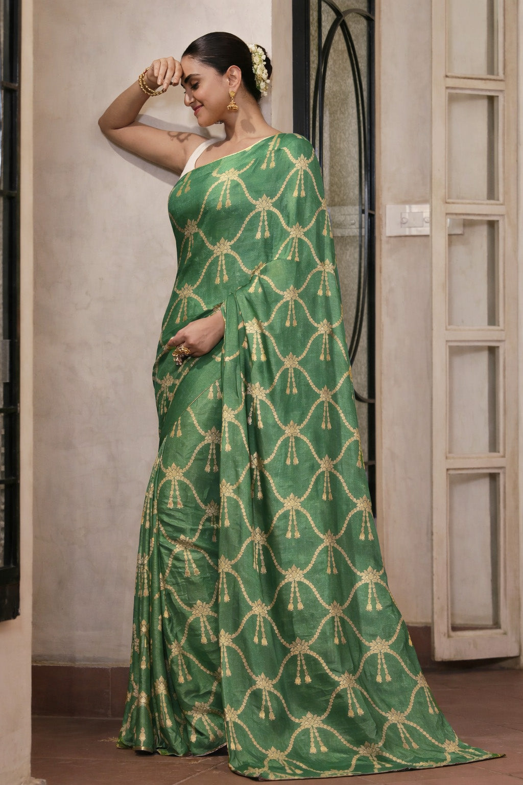 Pure Katan Dupion Brocade Fabric