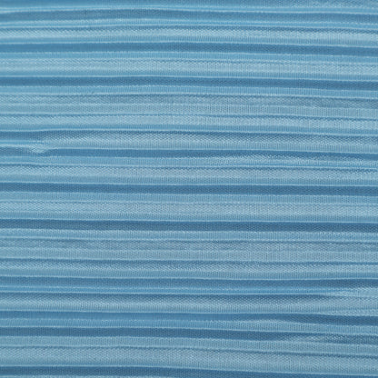 Sky Blue Color Crush Satin Plain Fabric