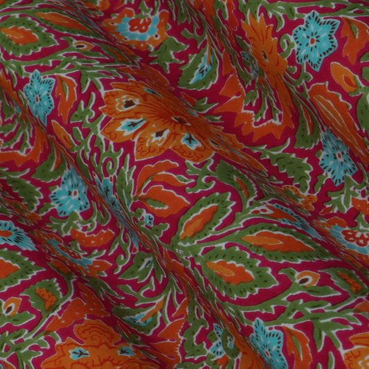 Colored Color Cotton Print Fabric