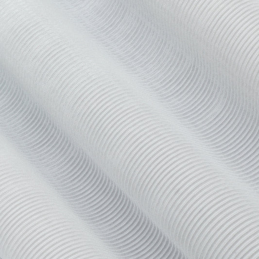 White Color Crush Satin Plain Fabric