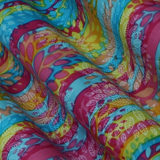 Colored Color Cotton Print Fabric