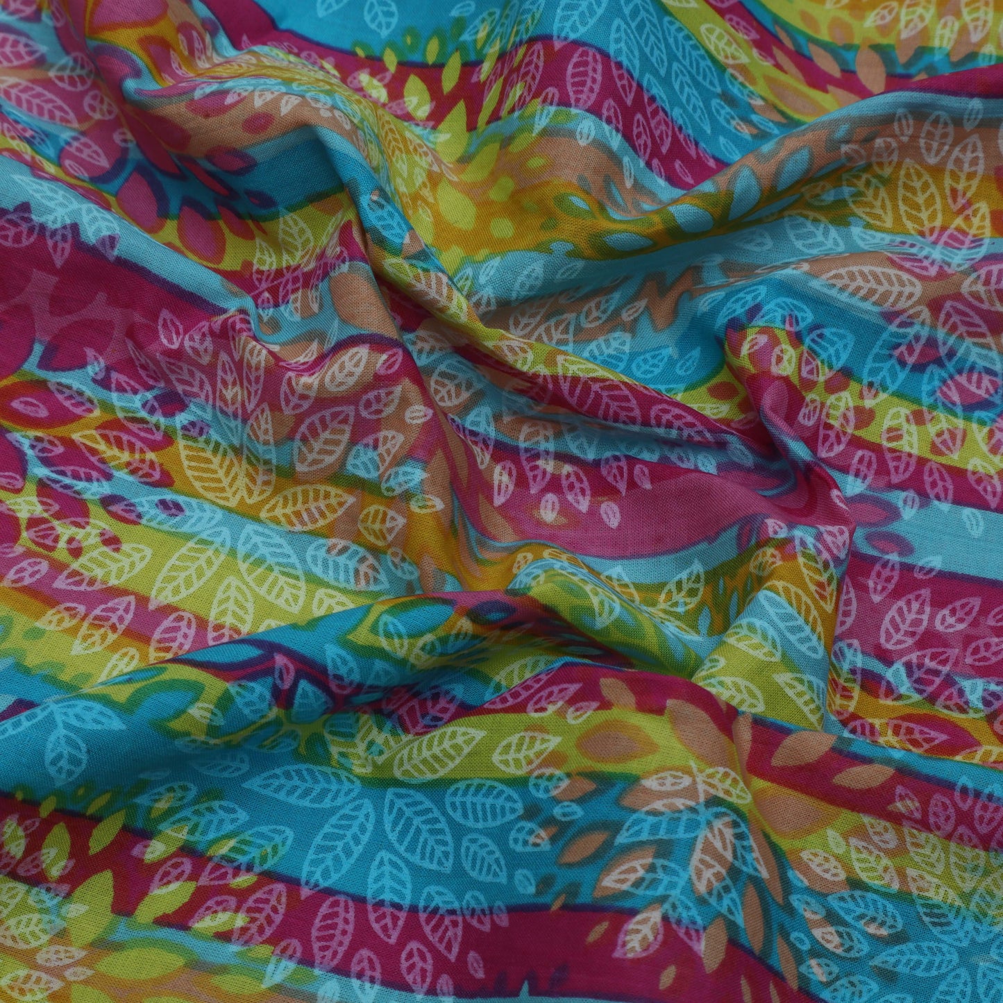 Colored Color Cotton Print Fabric