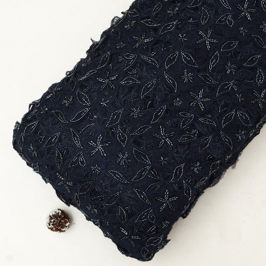 Net Cut Work Embroidery Fabric