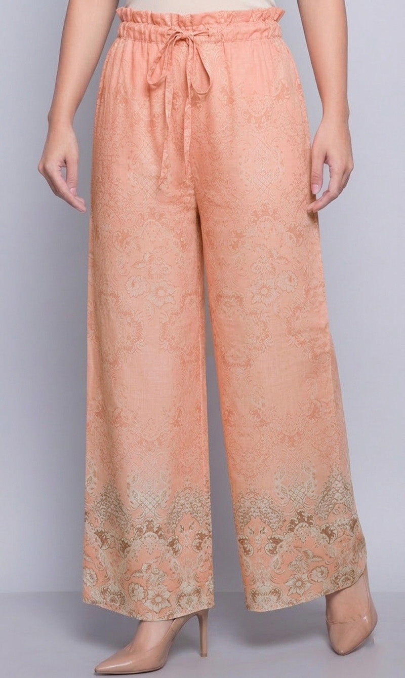 Cotton Chikan Print Embroidery Fabric