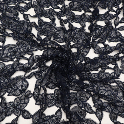 Net Cut Work Embroidery Fabric