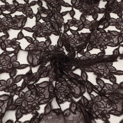 Net Cut Work Embroidery Fabric