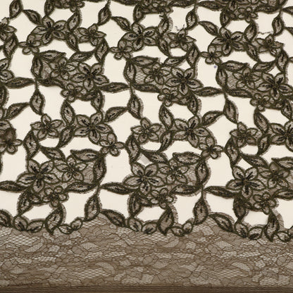 Net Cut Work Embroidery Fabric
