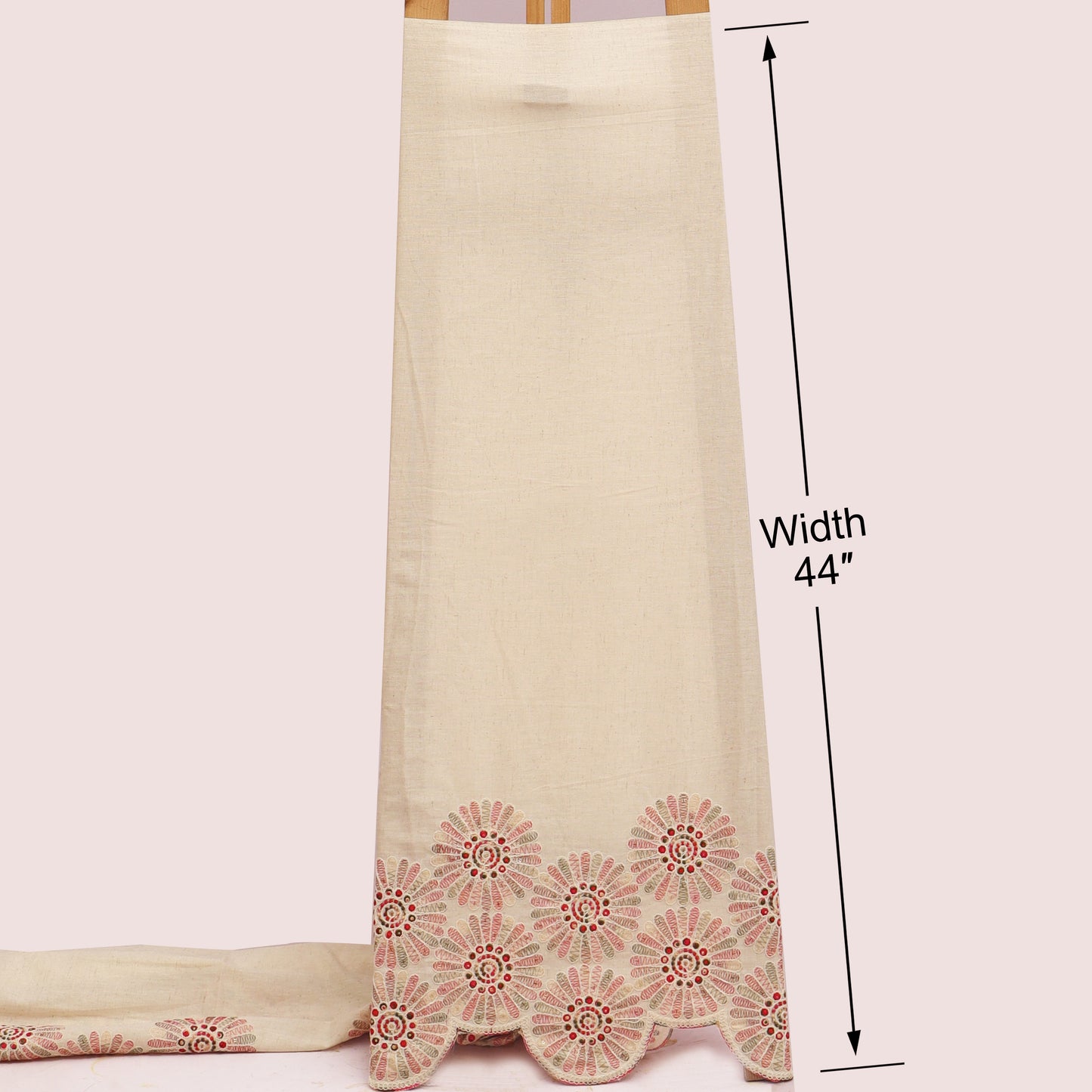 Cotton Print Embroidery Fabric