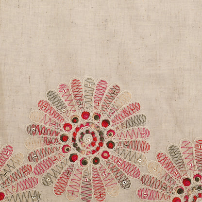 Cotton Print Embroidery Fabric