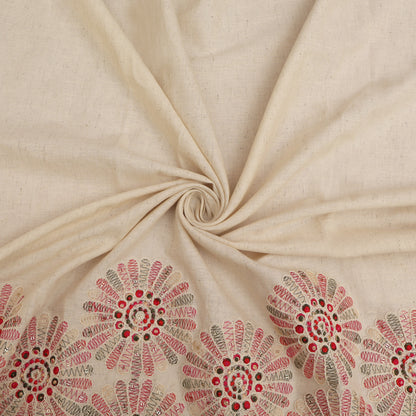 Cotton Print Embroidery Fabric