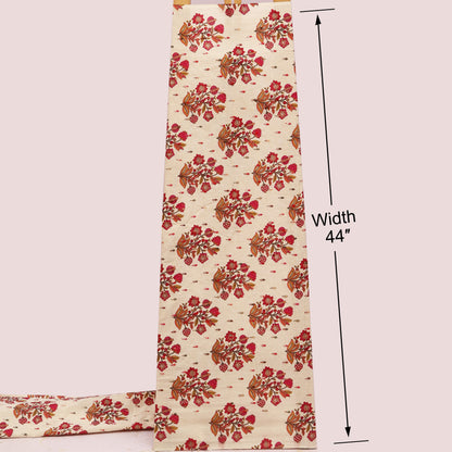 Cotton Print Embroidery Fabric