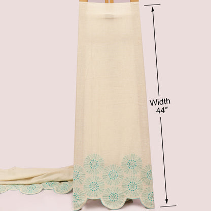 Cotton Print Embroidery Fabric