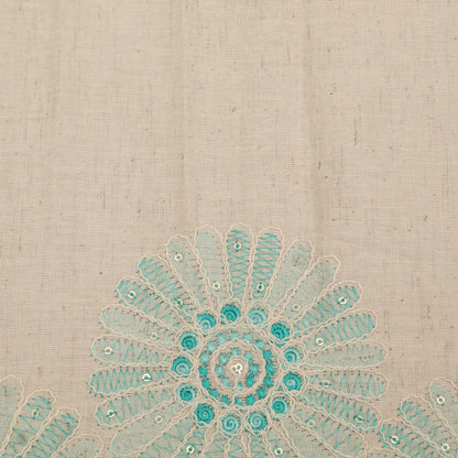Cotton Print Embroidery Fabric