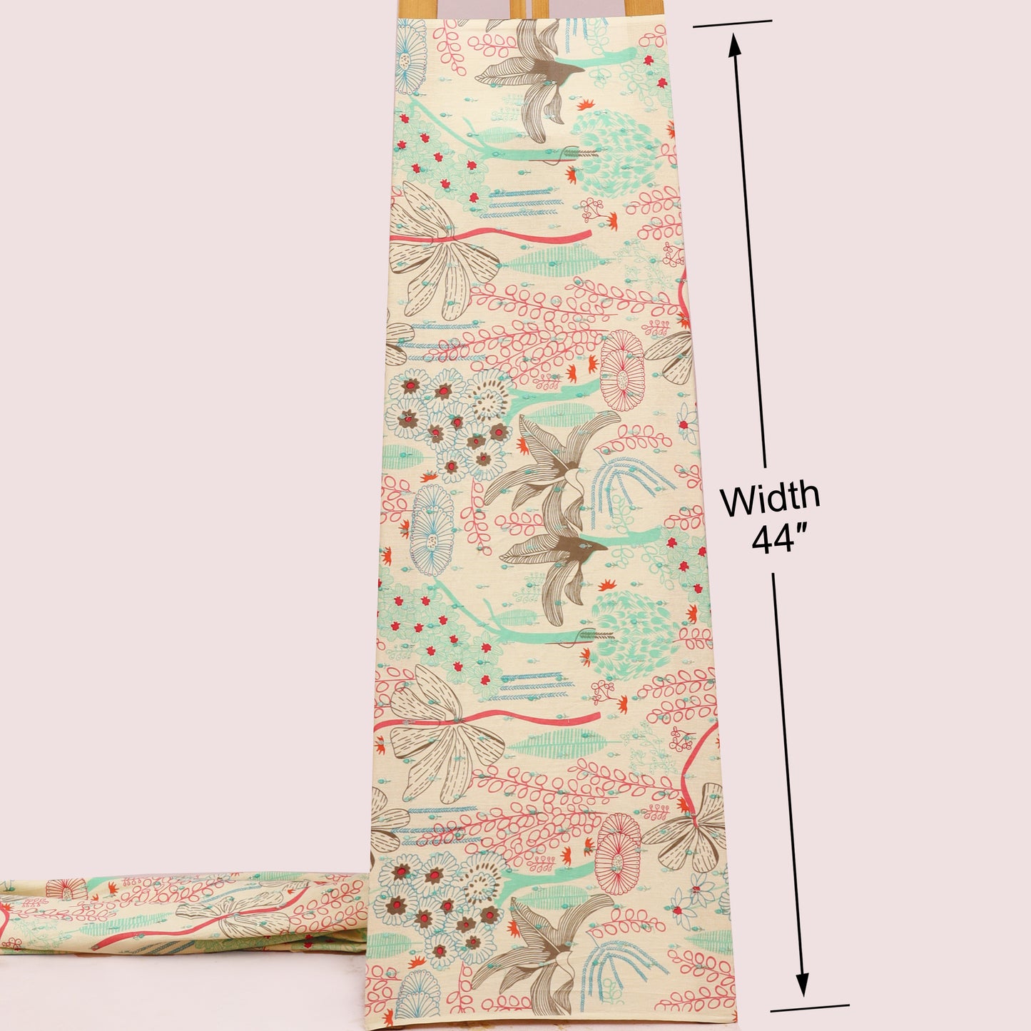 Cotton Print Embroidery Fabric